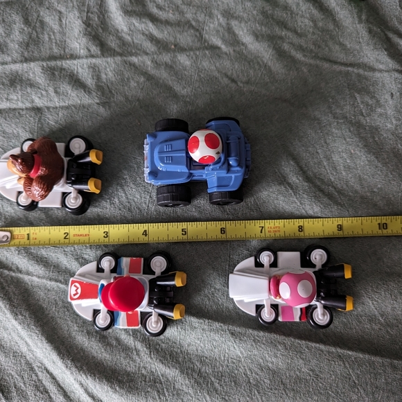 Nintendo Super Mario Bros Kart Kids Meal Toys Toad Toadette Dk Mario 2022 Pick - Picture 6 of 12